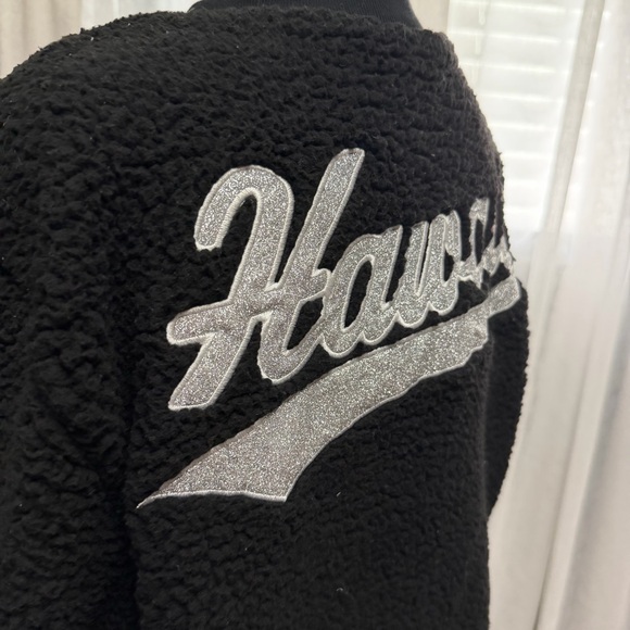 Victoria's Secret Hawaii Sherpa Letterman Jacket Size S - Picture 6 of 8